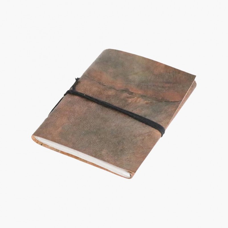 LEATHER TRAVELBOOK GREEN